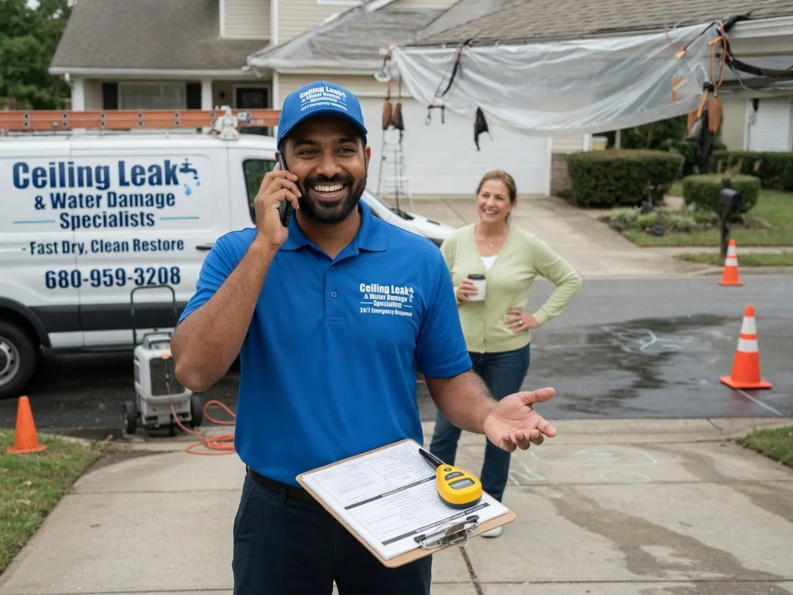 Ceiling Leak Cleanup Huntington Station, NY FAQs